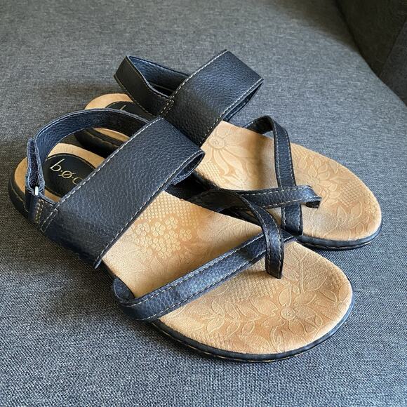 b.o.c. Born Concept Women's Size 8 Black SANDALS Pre-Owned - Picture 1 of 11